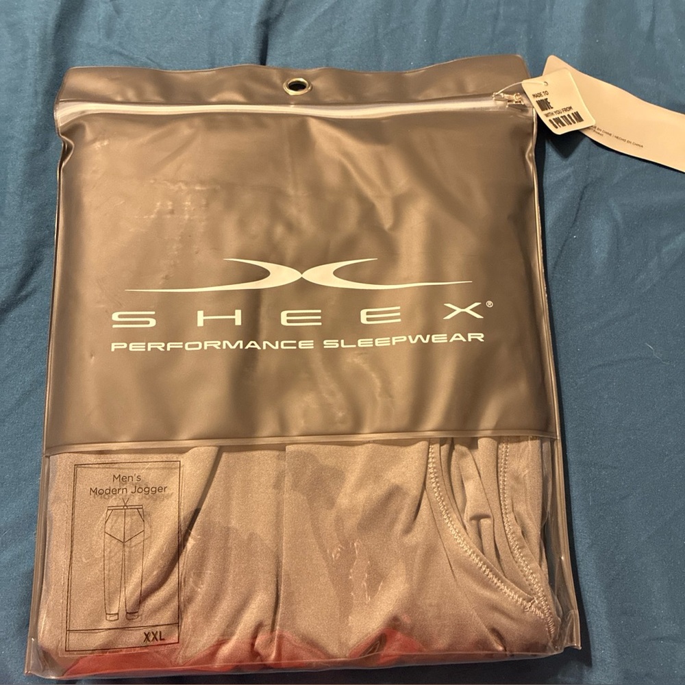 Sheex mens modern jogger lounge pants size XXL